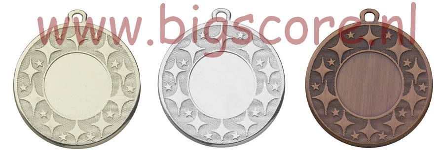 E 4018 Medaille G/Z/B Ø 50 mm compleet OP=OP!!